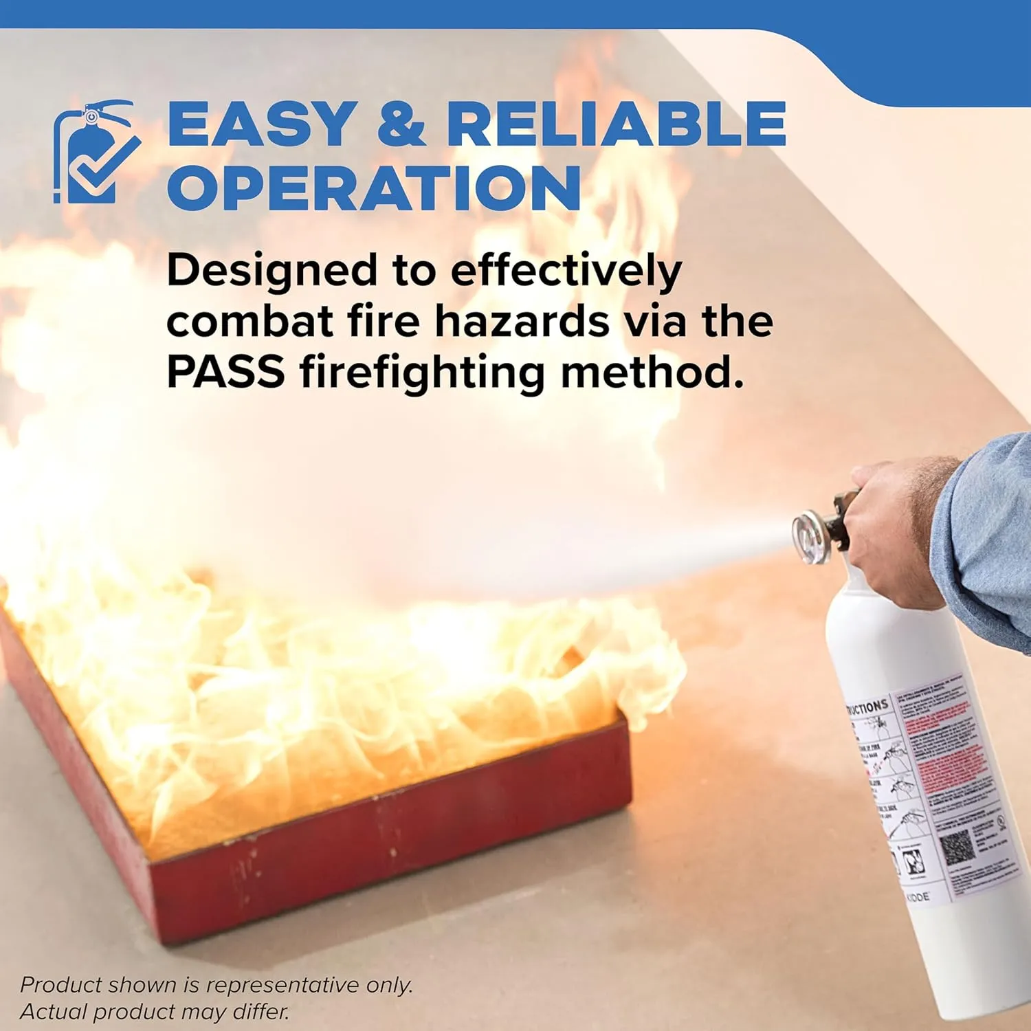 Kidde Mariner 5 Fire Extinguisher for Boats, Single-Use 5BC