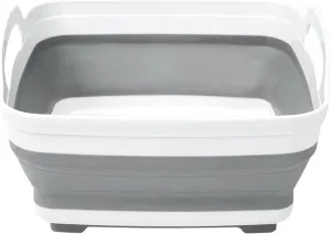 Kitchen Details Collapsible Wash Basin | Self Draining Design | Large Flexible Design | Protect Dinnerware | Self Draining | Space Saver | Home Cleaning | White