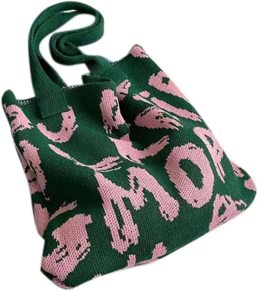 Knitted Shoulder Bag Bag Casual Large Handbag