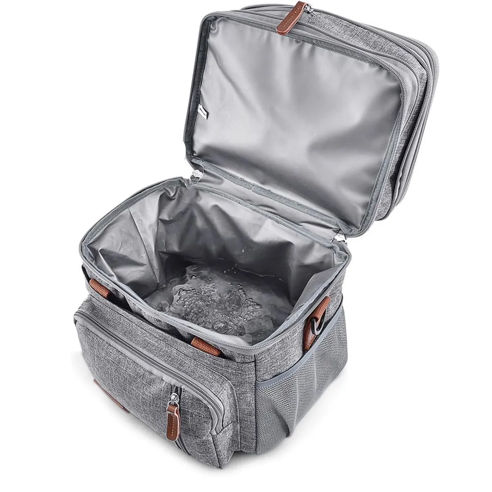 Large Reusable Insulated Lunch Cooler Bag