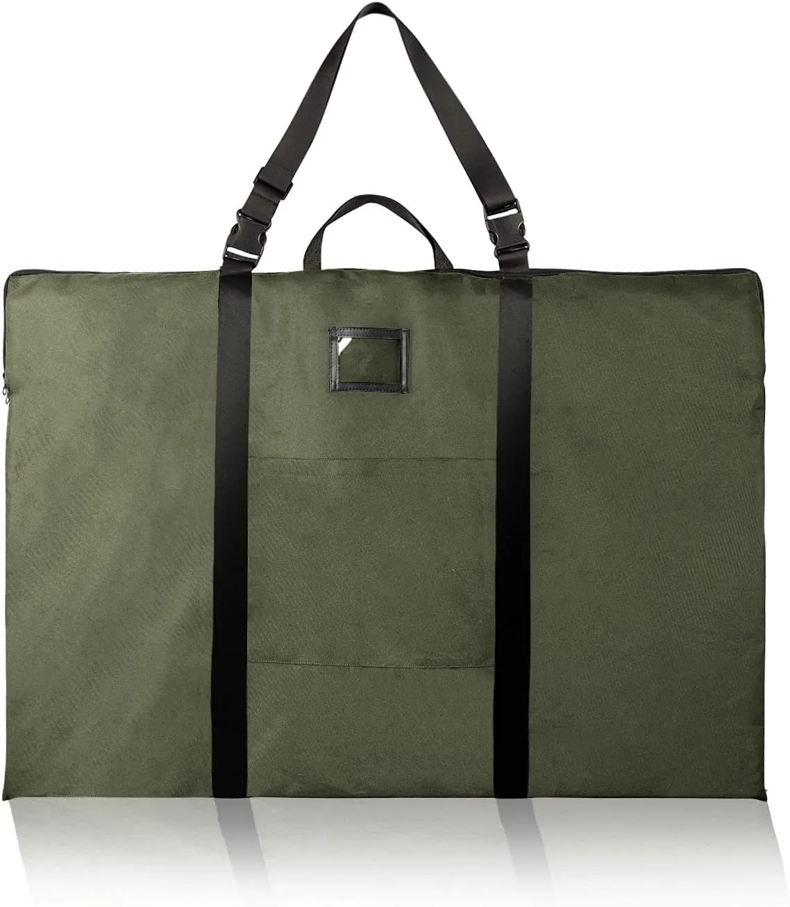 Large Size Art Portfolio Bag with Nylon Shoulder, 24 x 36 inches Light Weight Poster Storage Bag Board Holder with Handle and Zipper for Poster, Sketching and Drawing