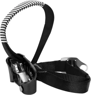 Left Foot Ascender for Rock Climbing, Aluminum Magnesium Climbing Tool, 8-12 Mm Rope Compatible, Max Load 330 Lbs, Ideal for Caving and Mountaineering