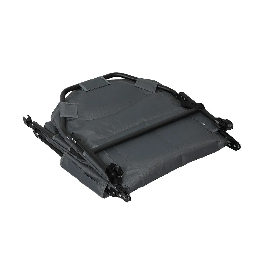 Levede Folding Camping Bed Camp Cots Black-QLD_Rural