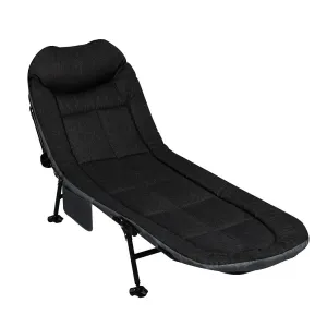 Levede Folding Camping Bed Camp Cots Black-QLD_Rural