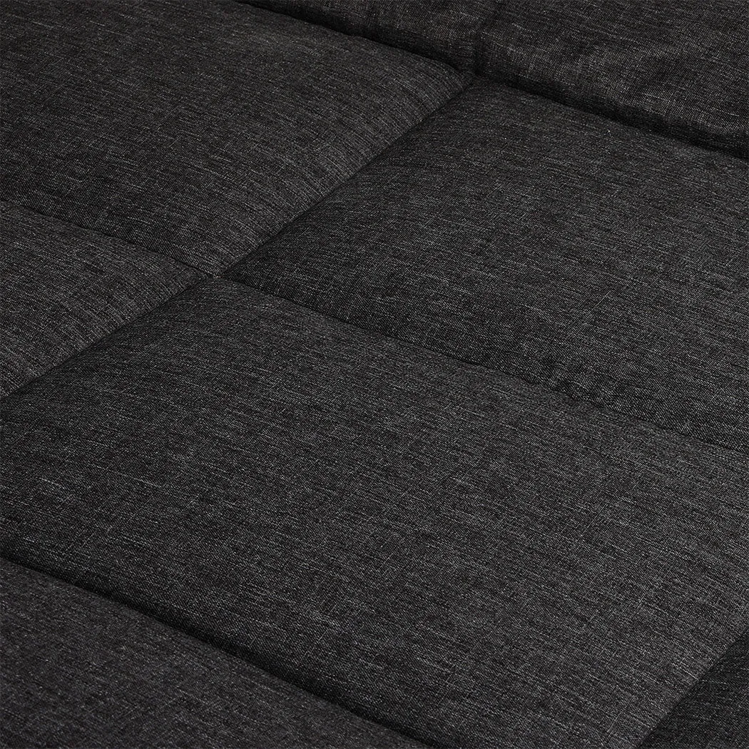 Levede Folding Camping Bed Camp Cots Black-WA_Metro