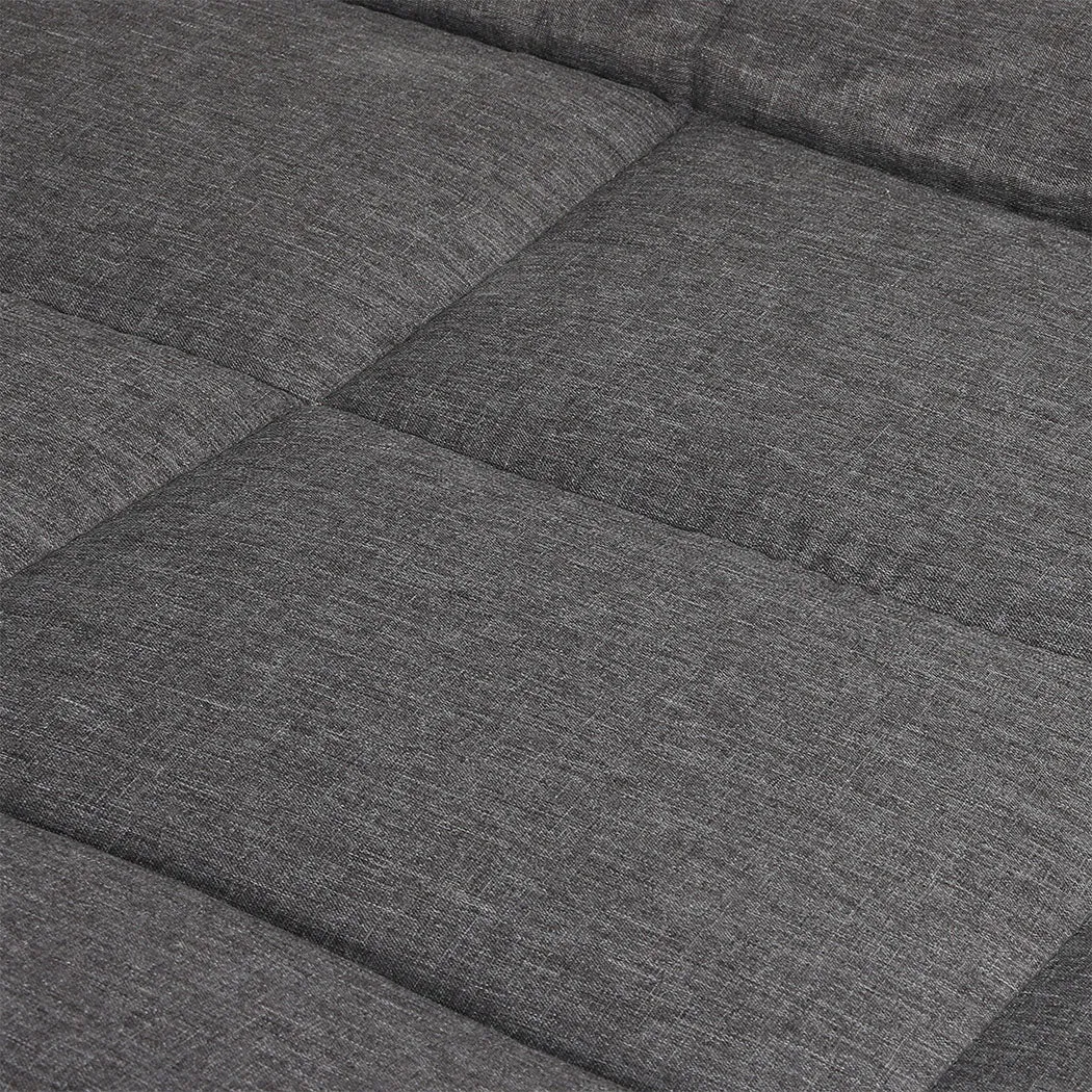 Levede Folding Camping Bed Camp Cots Dark Grey-NSW_Rural