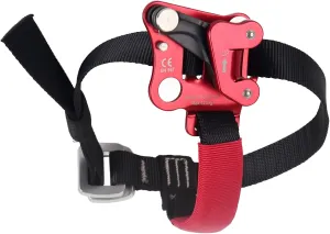 life Aviation Aluminum Alloy Left/Right Foot Ascender Riser Outdoor Rock Climbing Mountaineering for Rock Climbing Mountaineering(Right Foot Riser/Silver)