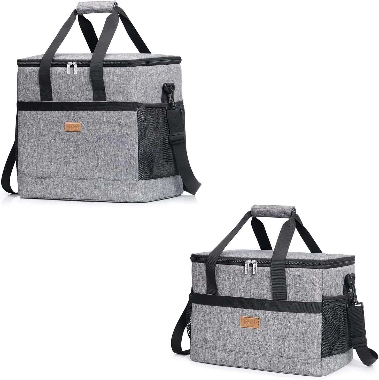 Lifewit 20L Cooler Bag, Bundle with 40L Cooler Bag, Grey