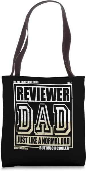 Like A Normal Dad Father Reviewer Tote Bag