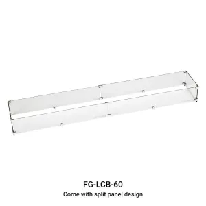 Linear Fire Table Fire Wind Guard 60 x 6