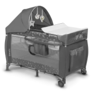 Lionelo Sven Plus Grey Concrete - Cot 2 in 1