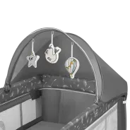 Lionelo Sven Plus Grey Concrete - Cot 2 in 1
