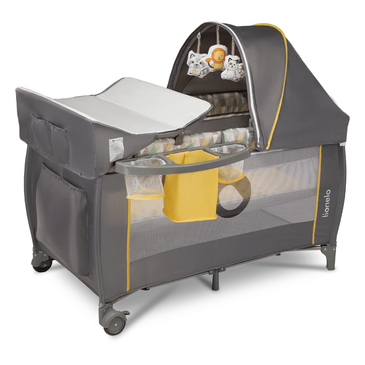 Lionelo Sven Plus Scandi Yellow - Cot 2 in 1