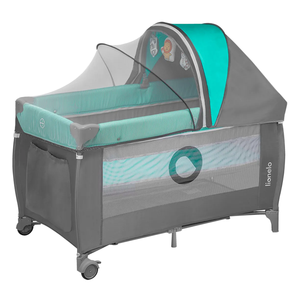 Lionelo Sven Plus Turquoise - Cot 2 in 1