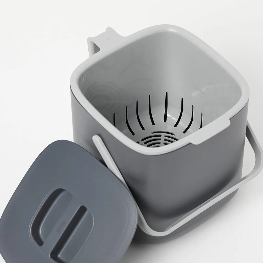 Litem | Multi Utility Waste Bin | Dark Grey | For Office Home & Kitchen