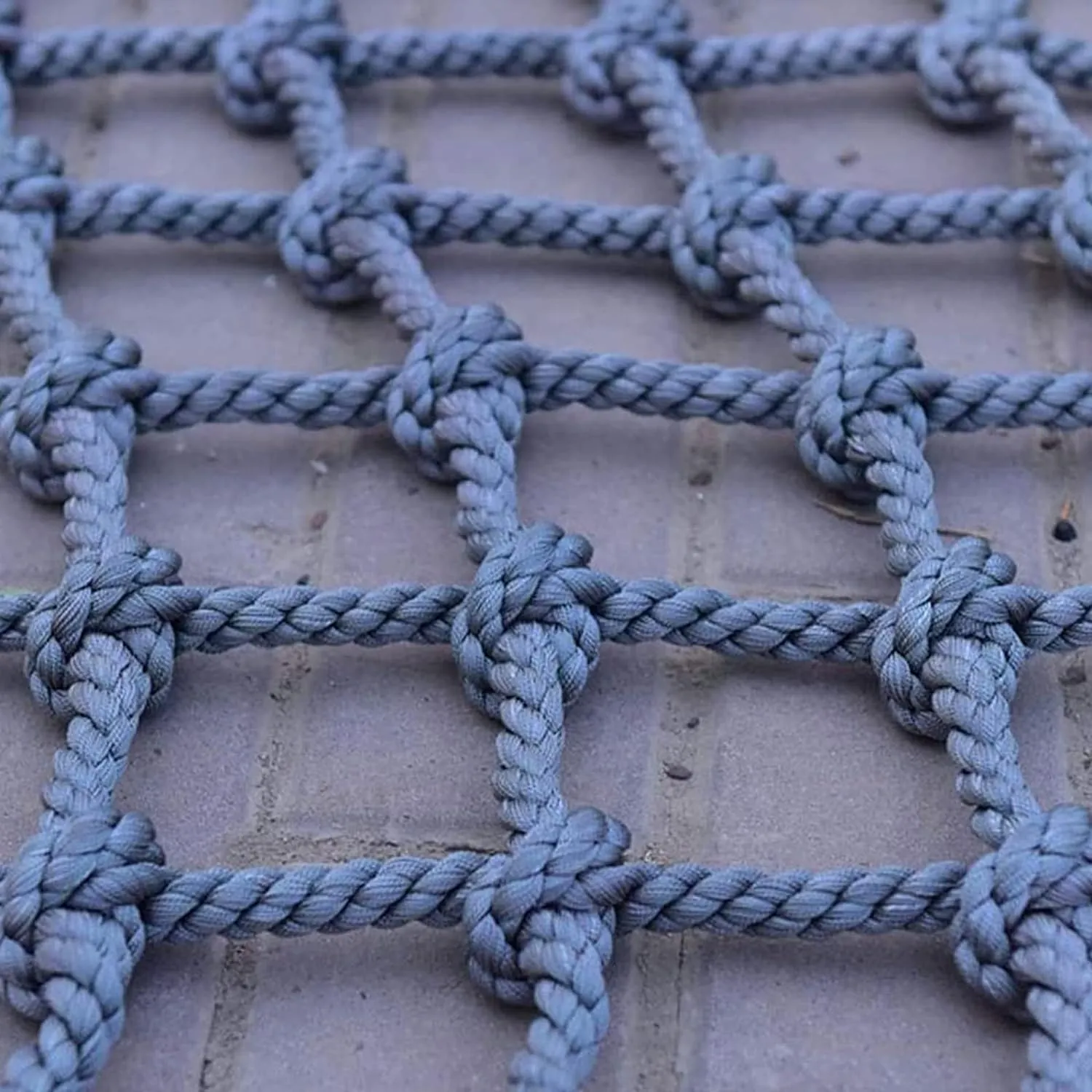 LNENW Playground Rope net Protective Safety Net Climbing Net for Kids Multi-use Rope Net Climbing Cargo Netting Anti-Fall Customization Safety Rope Net for Kids (Size : 2 * 2m(6.6 * 6.6ft))
