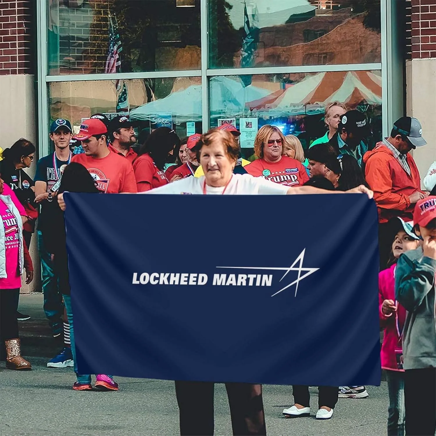 Lockheed Martin Flag 3x5 Ft Holiday Banner Garden Yard House Flags