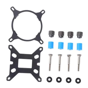 Long-Lasting Water Cooling Bracket Bag Socket Mount Radiator Plate Heatsink Holder Set