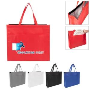 Matte Cooler Tote Bag with 100% rPET Material
