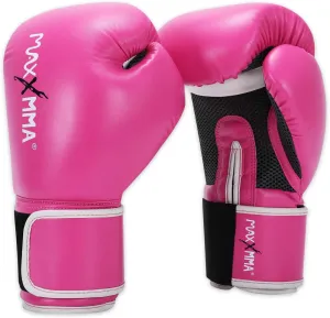 MaxxMMA Pro Style Boxing Gloves for Men & Women, Training Heavy Bag Workout Mitts Muay Thai Sparring Kickboxing Punching Bagwork Fight Gloves