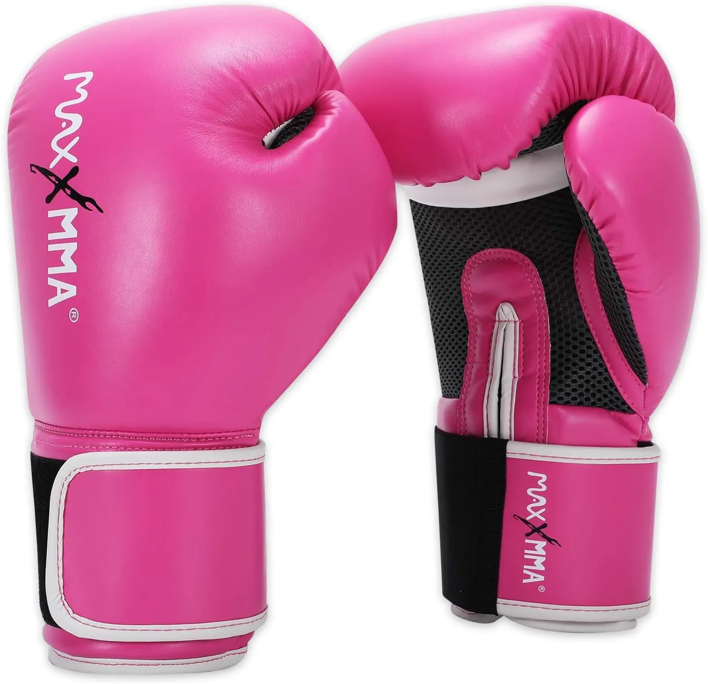 MaxxMMA Pro Style Boxing Gloves for Men & Women, Training Heavy Bag Workout Mitts Muay Thai Sparring Kickboxing Punching Bagwork Fight Gloves