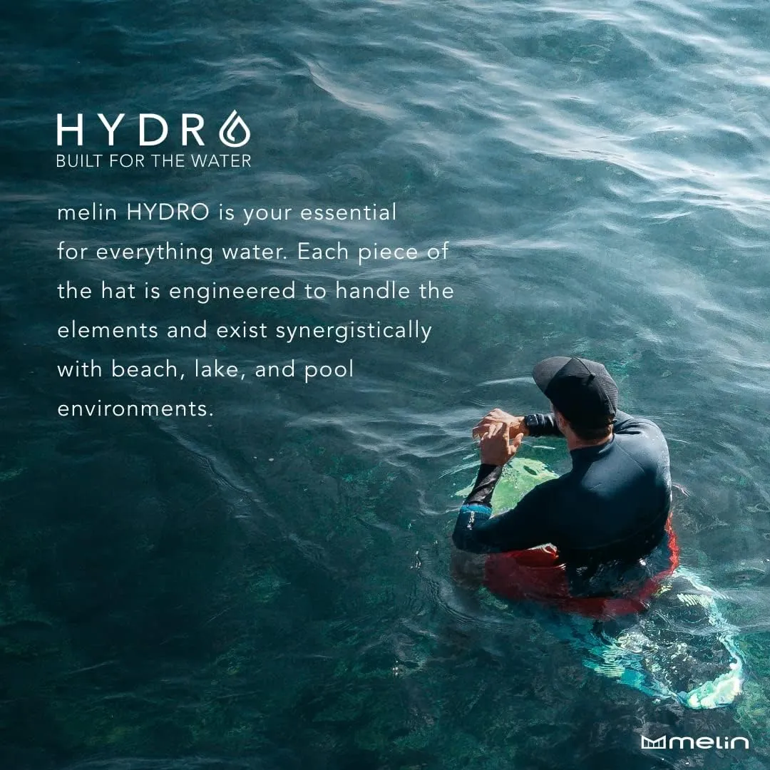 melin Coast Hydro, Mens Sun Visor, Sun Hats for Women & Men, Water-Resistant, Golf, Running, Workout, or Beach Hat