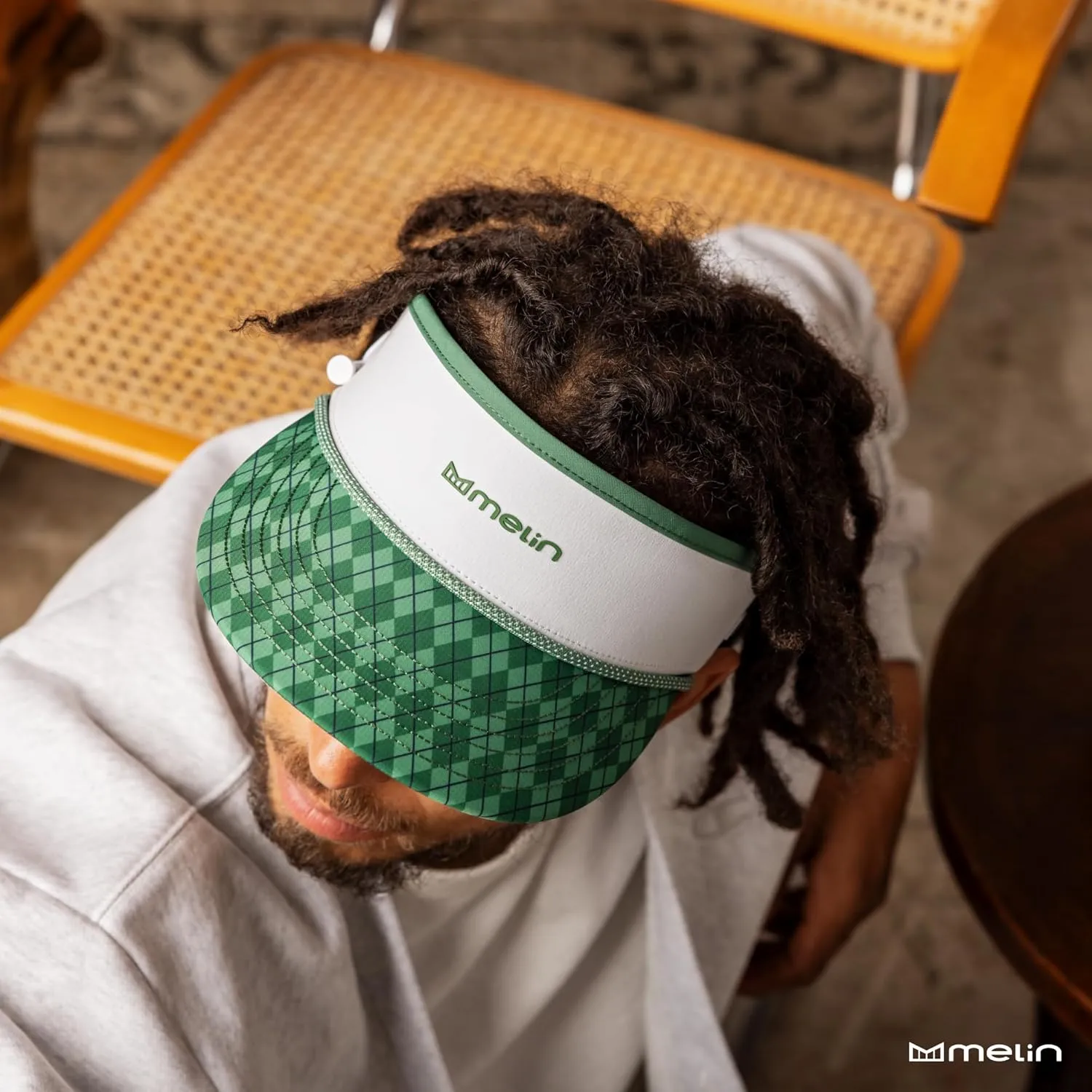 melin Coast Links Hydro, Mens Sun Visor, Sun Hats for Women & Men, Water-Resistant, Golf, Running, Workout, or Beach Hat