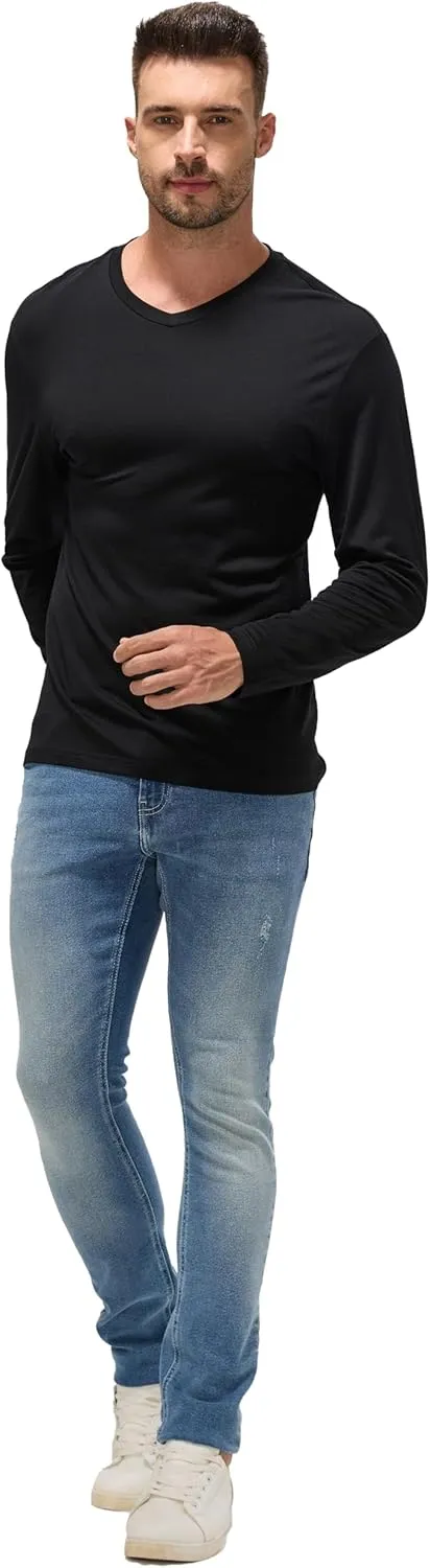 Men's 100% Superfine Merino Wool Base Layer - All-Season Smart Odor-Free for Spring Outdoors