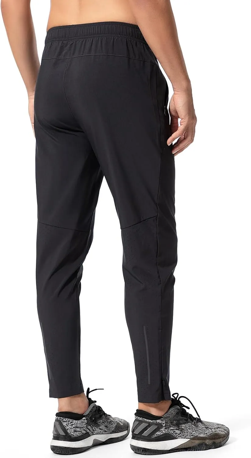 Mens Sweatpants with Pockets, Mens Quick Dry Joggers, Lightweight Athletic Pants for Men, Waterproof Running Pants