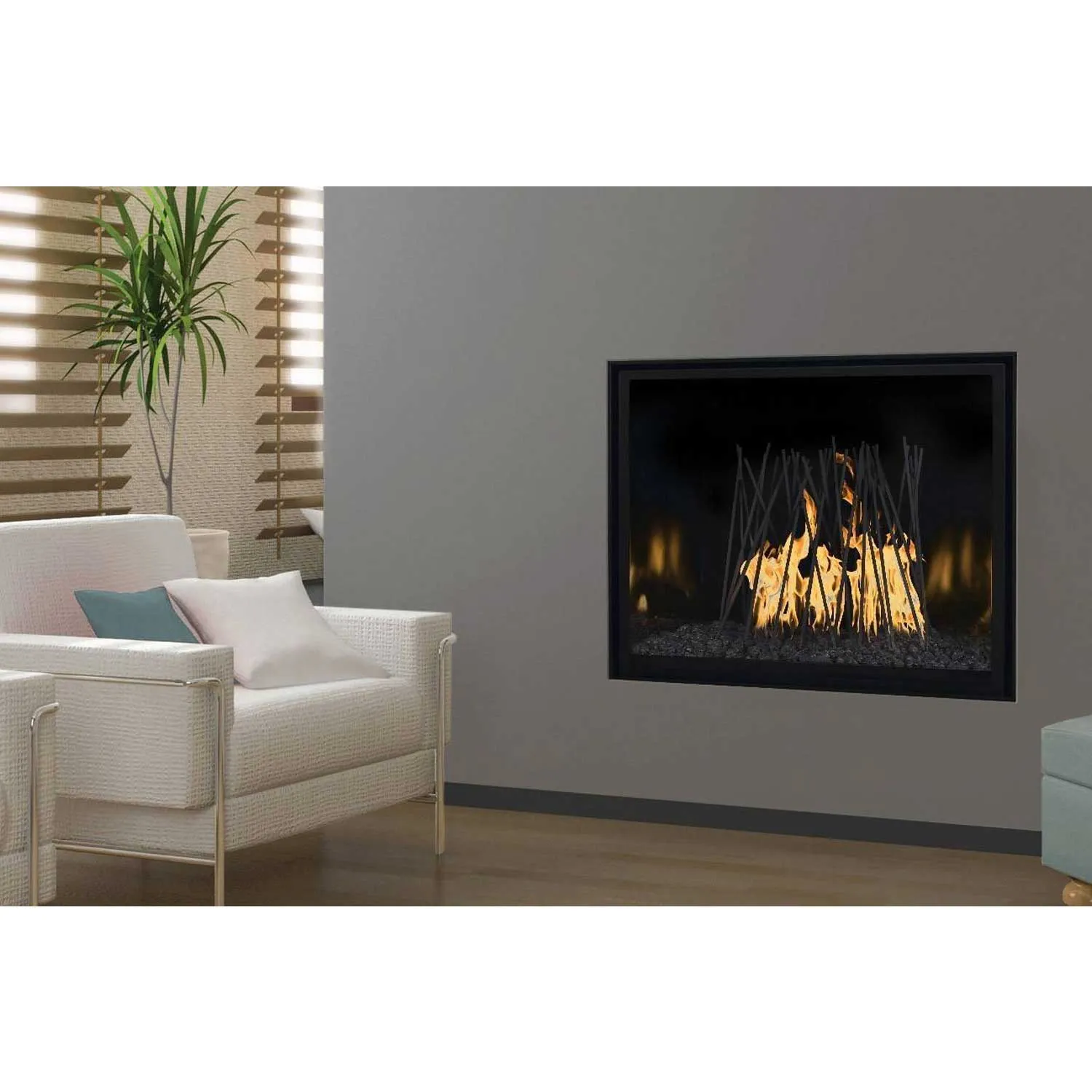 Milled 1/4" Steel Fire Twigs - Sets Over Existing Burner | Starting at