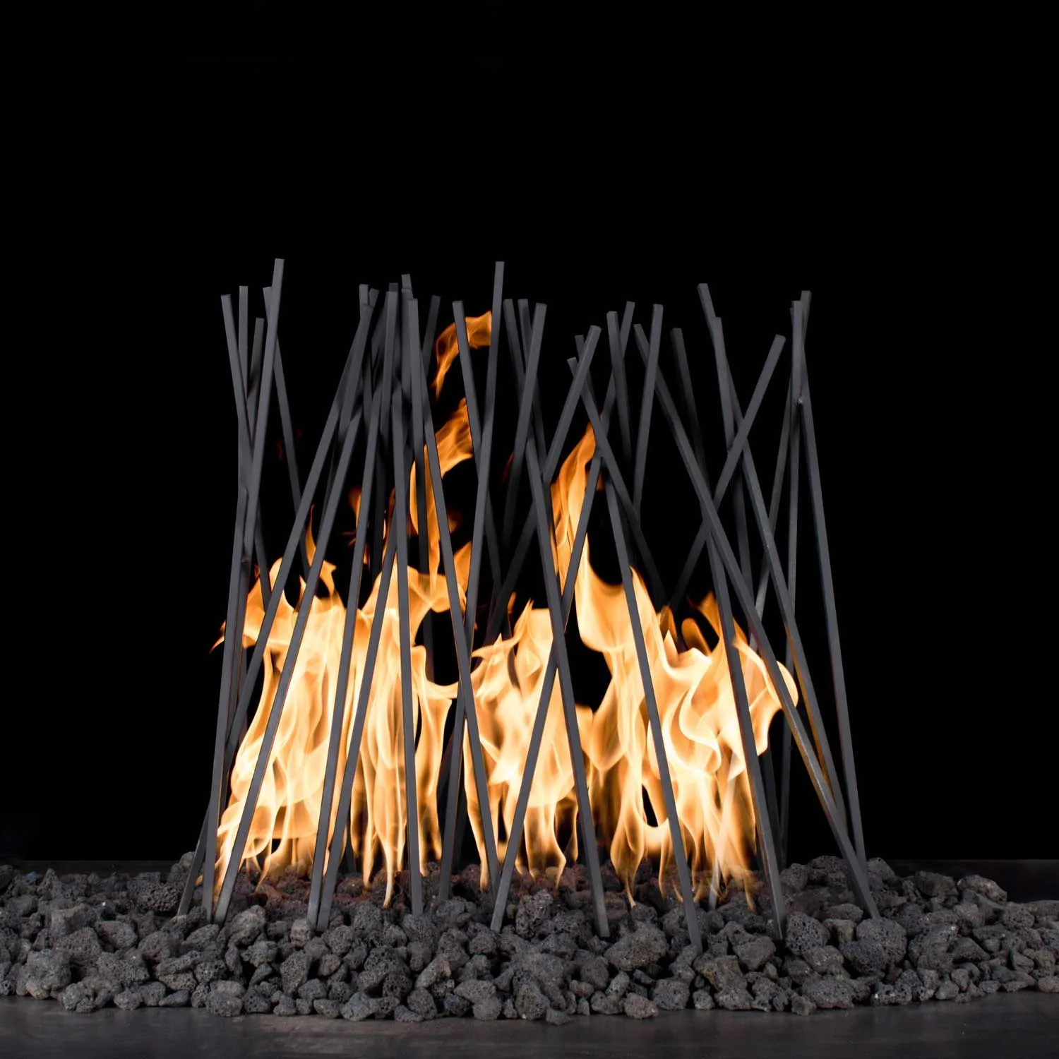 Milled 1/4" Steel Fire Twigs - Sets Over Existing Burner | Starting at