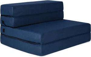 Milliard Tri-Fold Foam Folding Mattress and Sofa Bed for Guests- Cot Size (75"x31"x4.5")