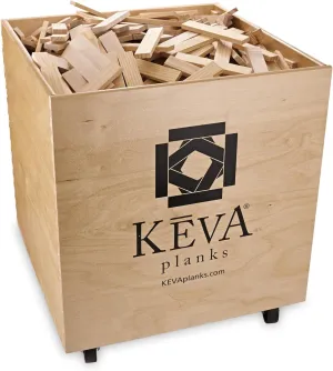 MindWare KEVA 63015 Maple 1000 Plank Set with Bin