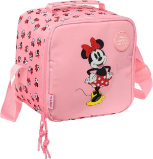 MINNIE MOUSE – Waterproof Refrigerator, Cool and Hot Cooler, Easy to Carry Cooler, Waterproof Cooler, Travel Cooler, 20 x 15 x 20 cm, pink, M, Casual, Pink, M, Casual