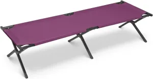 MoNiBloom Folding Camping Cot Portable Fold up Cots with Carry Bag for Sleeping Lounging Office/Home Nap Outdoor Travel, 660lbs (Max Load), Purple