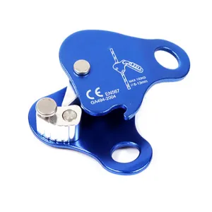 Movable Auto Locking Rope Grab | Aluminum Lightweight Alloy for Rock Climbing/Caving/High Altitude Work | Fall Prevention Ascender with 100kg Pulling Force | Fits 8-13mm