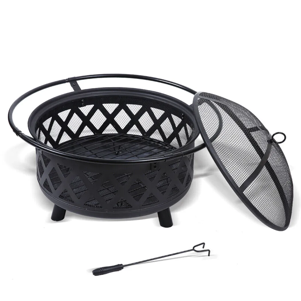 Moyasu Fire Pit With Mesh Cover