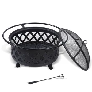 Moyasu Fire Pit With Mesh Cover