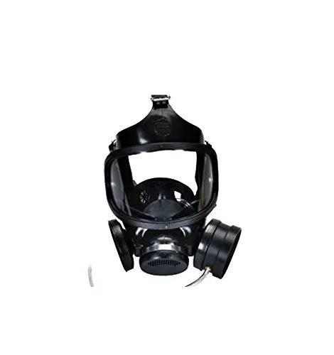 MSA 482024 Ultra-Twin Silicone Probed Facepiece, Medium