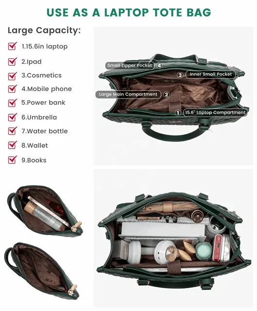 Multi-Functional Quilted Shoulder Bag – Large Capacity Handbag with Built-In Cooler