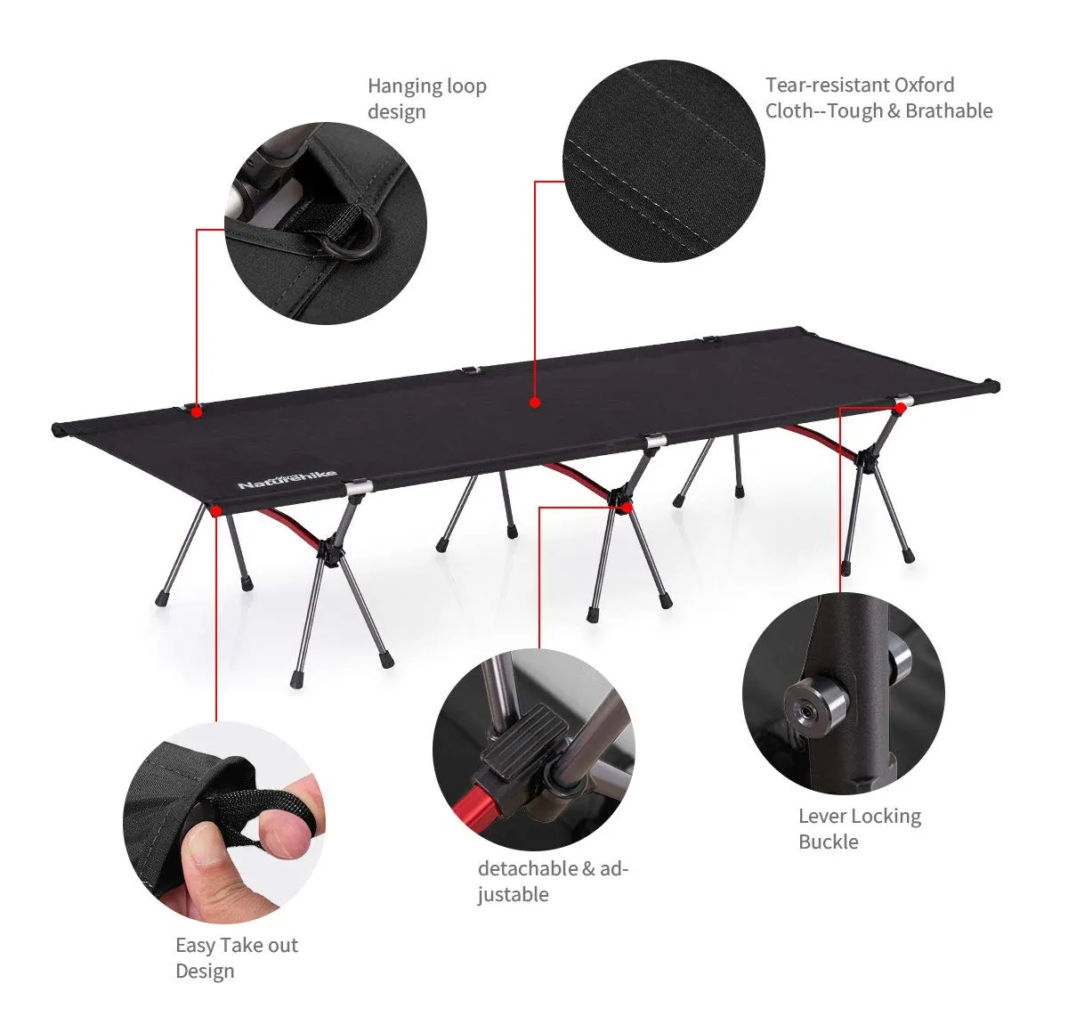 Naturehike Ultralight Folding Camping Cot