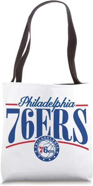 NBA - Philadelphia 76ers Logo Arch Sixers Blue And Red Tote Bag
