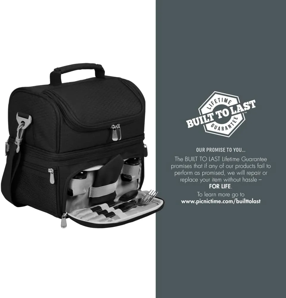 NCAA Oregon Ducks Pranzo Lunch Bag - Insulated Lunch Box with Picnic Set - Lunch Cooler Bag