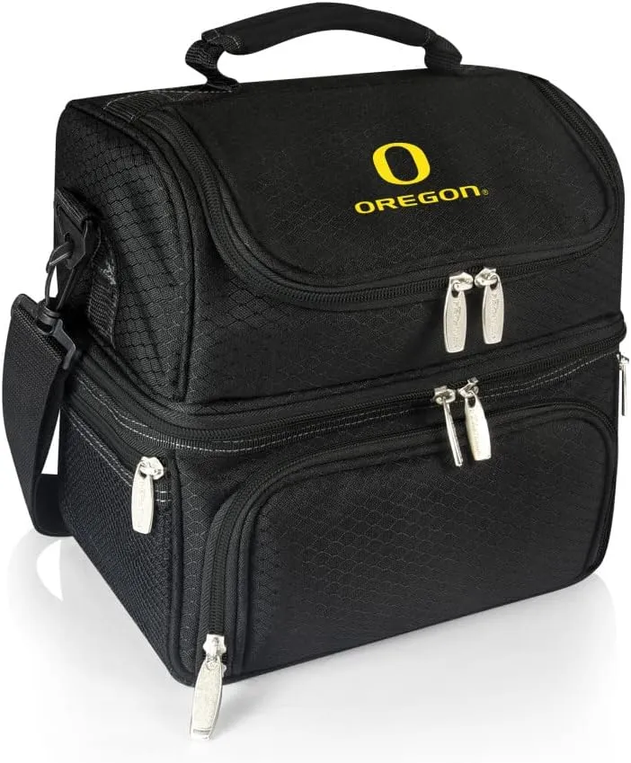 NCAA Oregon Ducks Pranzo Lunch Bag - Insulated Lunch Box with Picnic Set - Lunch Cooler Bag