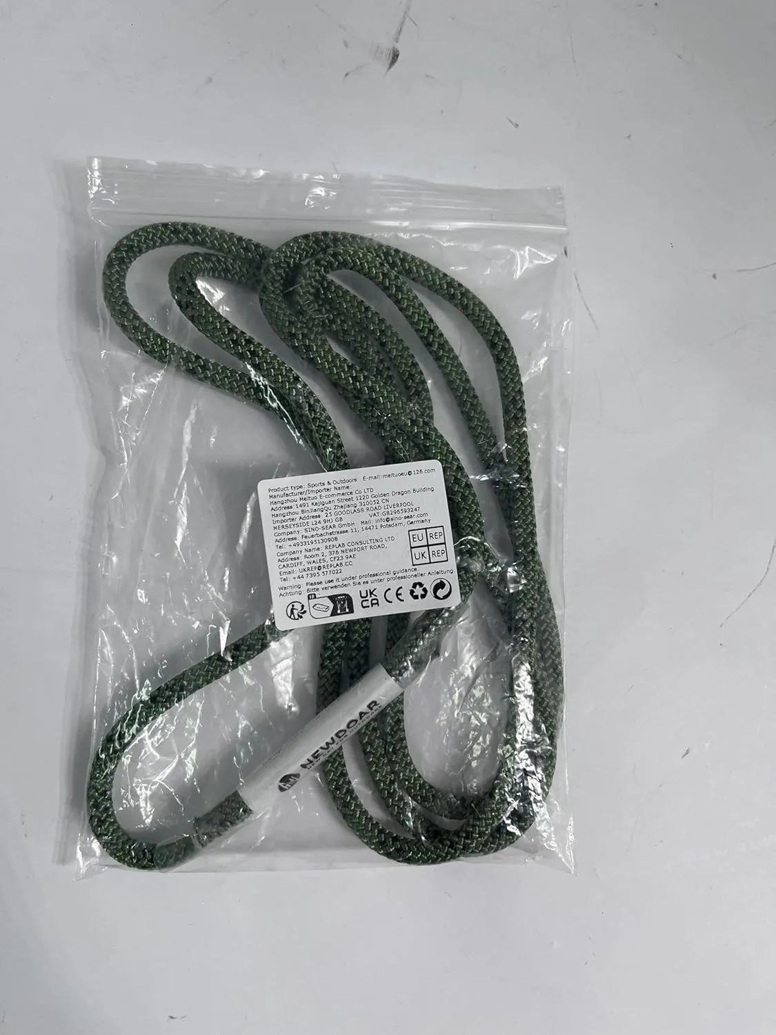 NewDoar 6mm (1/4") Prusik Cord Pre-Sewn 12KN/2700lb Aramid Auto Block Cord High Strength Prusik Arborist Rope for Outdoor Climbing Arborist Rescue Mountaineering-120cm/48''/3pcs