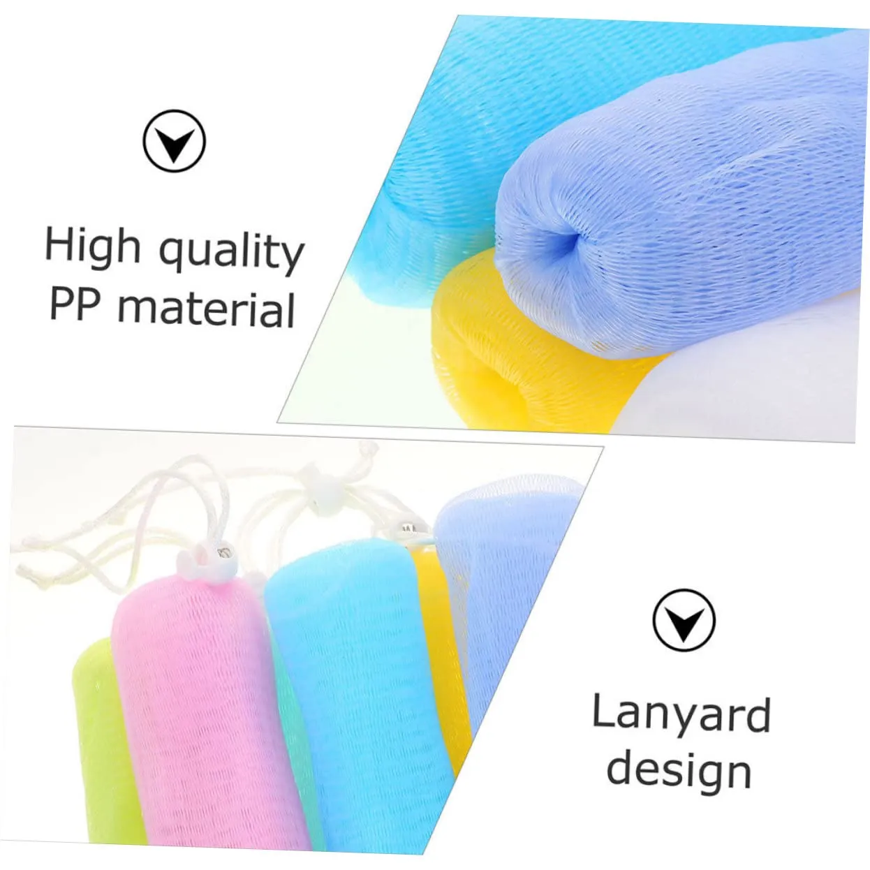 NOLITOY Soap 10pcs Soap Storage Easy Hang Quick Dry Foaming and Cleaning Random
