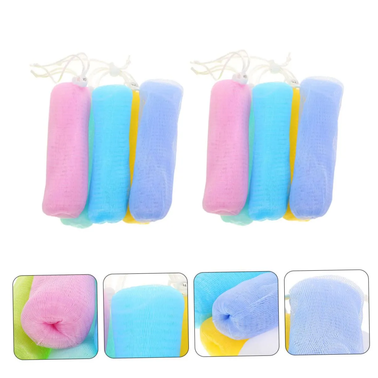 NOLITOY Soap 10pcs Soap Storage Easy Hang Quick Dry Foaming and Cleaning Random
