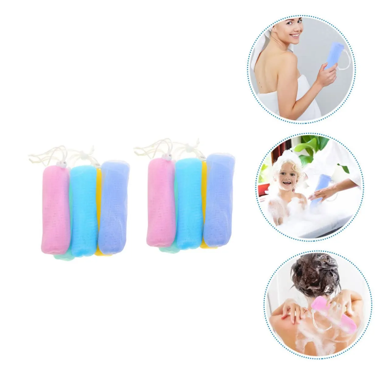 NOLITOY Soap 10pcs Soap Storage Easy Hang Quick Dry Foaming and Cleaning Random