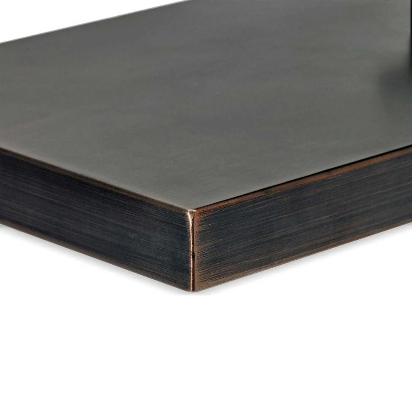 Oil Rubbed Bronze Stainless Steel Rectangular Fire Pit Covers