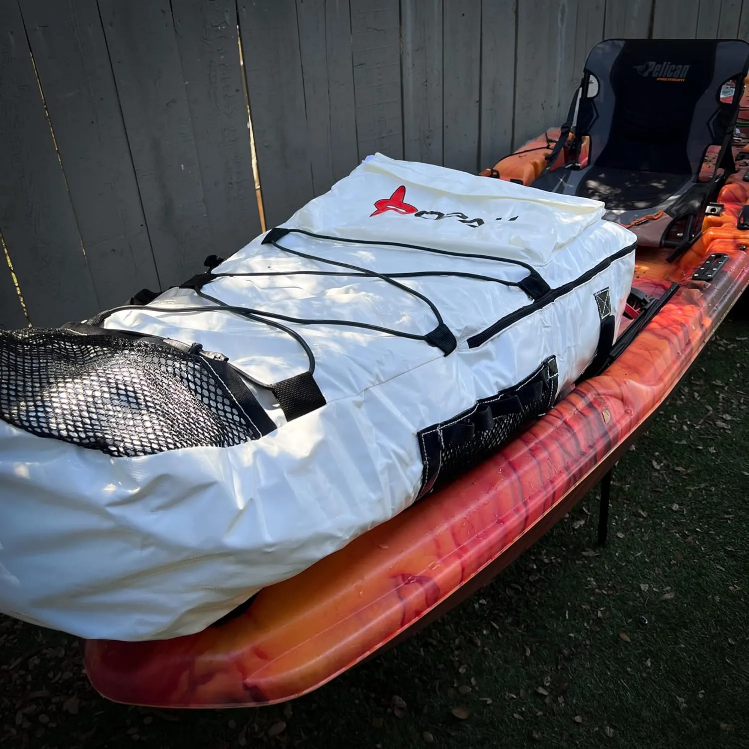 OPAH Gear Kayak K4 Tapered Insulated Fish Kill Cooler Bag, 46" L x 28" W x 10" H, Heavy Duty, Marine-Grade Vinyl, Waterproof, UV Resistant, Camping & Fishing